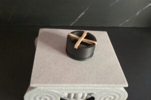 Lid screwed to base
